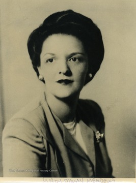 Wife of West Virginia Governor Clarence Watson Meadows (1945-1949).