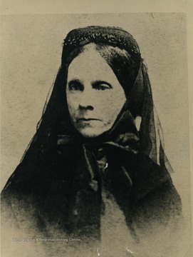 Wife of West Virginia Governor Henry Mathews (1877-1881). 