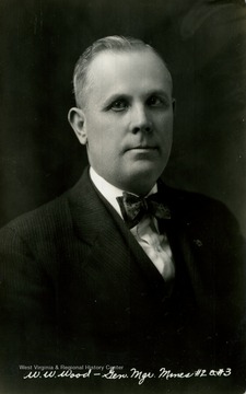 W.W. Wood, General Manager of Mines 2 and 3 at C.H. Mead Coal Company in Beckley, West Virginia.