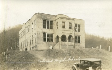 A two story African-American High School near C.H. Mead Coal Company.