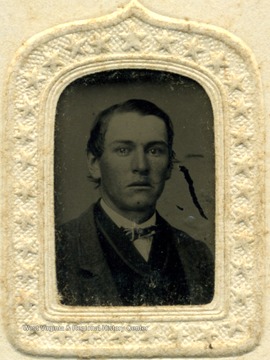 Small tintype portrait of an unidentified young man.