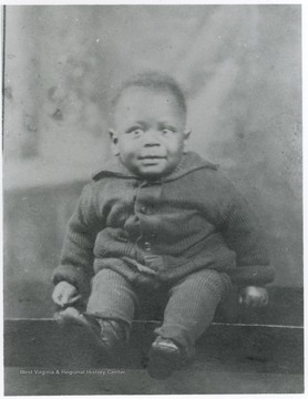 Baby portrait of Norris Finney. Information on p. 148 in "Our Monongalia" by Connie Park Rice. Information with the photograph includes "Courtesy of Kitty Hughes".