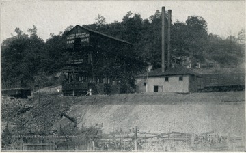 Information with print includes "Electric Mining, Endless Rope Haulage, Capacity 1125 Tons". Print published in a book titled, "Properties Owned and Controlled By the Consolidated Coal Company West Virginia Properties Inspected By Directors And Their Guests Aug. 2-3, 1907".
