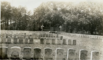 Andersonville was a Confederate military prison, notorious for the cruel treatment of Union prisoners. Over 200 West Virginia soldiers died here and are buried in this cemetery.