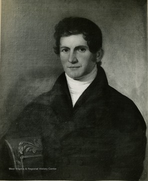 Photograph of McFarland's portrait painted by Charles Wilson Peale. McFarland was a prominent Charleston businessman during the Antebellum period and was appointed president of the Branch Bank of Virginia in Charleston in 1831.