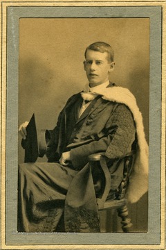 Scholarly portrait of C. F. Tucker Brooke, West Virginia University's first Rhodes Scholar.