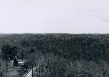 Photograph taken of the southeast side of the mountain from fire tower l.