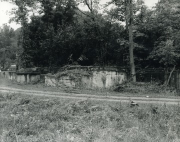 Remains of what was once the Blair school house occupied during the Battle of Blair Mountain.