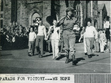 Coughlin was WVU's Mountaineer Mascot during the 1946-1947 school year.