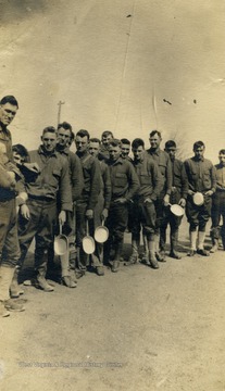 Members of the 80th Infantry Division, nicknamed the "Blue Ridge Division", it was initially composed of draftees from the mid-atlantic states of Virginia, West Virginia, Pennsylvania, and Maryland. 
