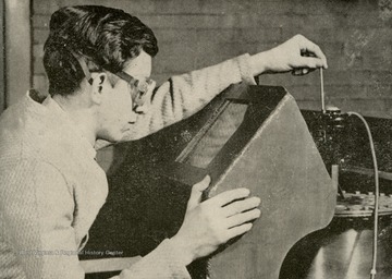 Part of the training programs offered at WVU during World War II.