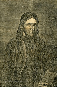 Sketch of Lorenzo Dow at age 39 in 1816. Dow was an eccentric itinerant American Preacher, said to have preached to more people than any other preacher of his era. He was also a fierce abolitionist whose sermons were often unpopular in the southern United States, and he was frequently threatened with violence. He was also an important figure in the Second Great Awakening, as well as a successful writer.