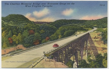 Published by A. W. Smith News Agency. See original for postcard information on the Charlton Memorial Bridge. (From postcard collection legacy system.)