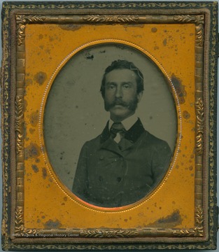 An ambrotype photograph of Morrison Foster, brother of reowned 19th century songwriter, Stephen C. Foster.