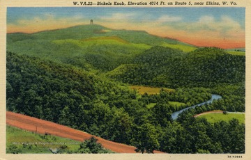 4014 ft. elevation. Water Tower in distance on top of hill. Published by Grafton Souvenir. (From postcard collection legacy system.)