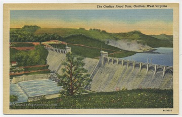 See original for postcard information on Grafton Flood Dam Project. (From postcard collection legacy system.)