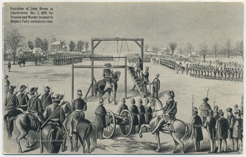 Execution took place on December 2, 1859. Published by W. L. Erwin. (From postcard collection legacy system--subject.)