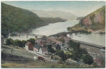 Copyright by National Tribune. See postcard for historical information on Harpers Ferry. (From postcard collection legacy system--subject.)