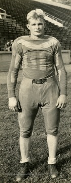West Virginia University football player. Print number 196b.