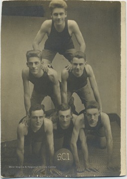 Team portrait from the early twentieth century. Subjects unidentified.