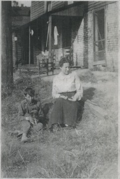 Daughter of Henderson Buckland pictured near Avis Crossing.