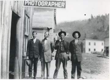 Charlie S., Cecil V., Virgil S., and R. R. Keller pictured. 