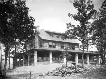The Fox House, built circa 1912 by the Grange family, is now the clubhouse of the Foxburg Country Club.