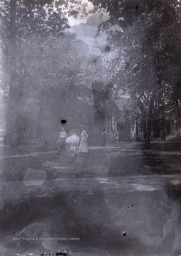 An example of a collodion glass plate negative.