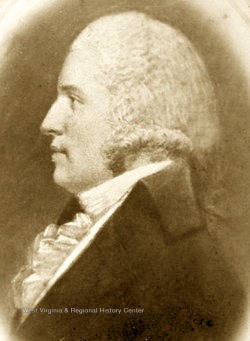 Portrait of the prominent Morgantown attorney and community leader who served in the state legislature from 1792 to 1804, and 1816 to 1817.  Wilson was also a member of the Board of Trustees for the Monongalia Academy in Morgantown, 1814 unitl his death in 1826. 