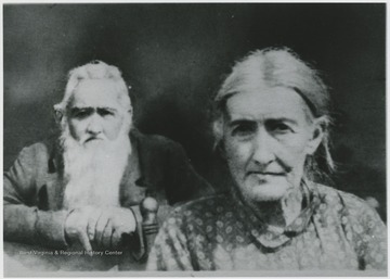 A full-bearded Charley, left, and Amanda, right, are pictured. 