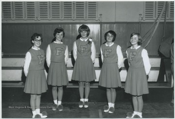 Pictured from left to right: Susie Barker Willams; Cheryl Maddy Ayers; Peggy Bower; Janet Barker; and Marylin  Harvey.