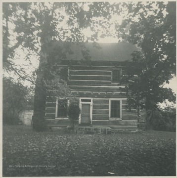 View of one of the oldest homes in West Virginia located near the banks of the Greenbrier River. The home was the sight of a Shawnee Indian attack in 1777.