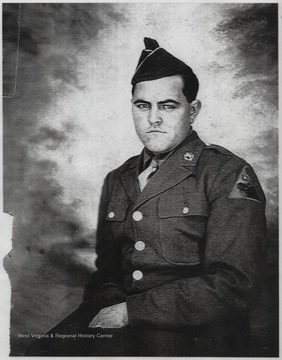 Martin pictured in military uniform. 