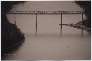 The bridge, formerly known as Bluestone High Bridge, crosses over the mouth of the river. 