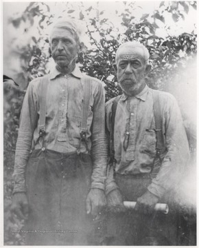 Meador, pictured on the left, stands next to his friend, Lilly. 