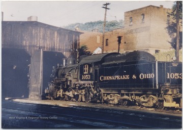 A train car reads, "Chesapeake & Ohio". 