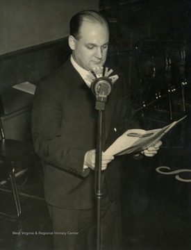 Walter Schane was the baritone voice of the Singing Millmen and also worked in the office of the Benwood Works. Like all who participated on the radio broadcast, you needed to be an employee or immediate family member of Wheeling Steel.