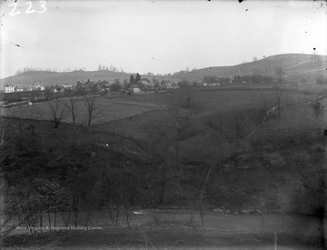 Photograph of Greenmont from Spruce St., Morgantown, W. Va.