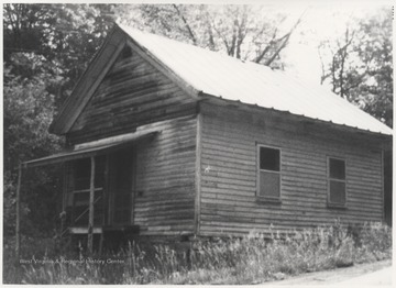 Photo of the old school building. 