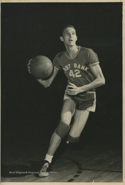 West was the team's starting small forward. He was named All-State from 1953–56, then All-American in 1956 when he was West Virginia Player of the Year, becoming the state's first high-school player to score more than 900 points in a season.