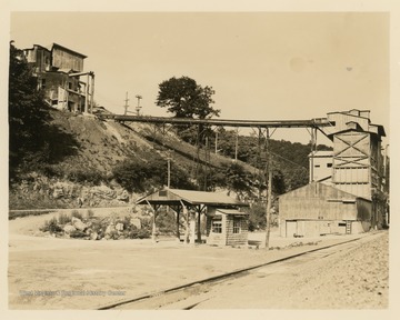 Machinery used to mine limestone at the Greer Limestone Plant in Kingwood, W. Va.  Limestone, sandstone, and coal are abundant natural resources in Preston County.