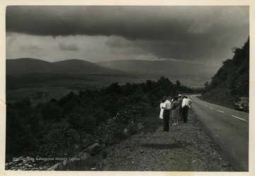 This image is part of the Thompson Family of Canaan Valley Collection. The Thompson family played a large role in the timber industry of Tucker County during the 1800s, and later prospered in the region as farmers, business owners, and prominent members of the Canaan Valley community.The location of the photograph is most likely in the Canaan Valley area.