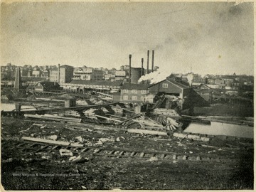 This image is part of the Thompson Family of Canaan Valley Collection. The Thompson family played a large role in the timber industry of Tucker Country during the 1800s, and later prospered in the region as farmers, business owners, and prominent members of the Canaan Valley community.The Thompson family came to West Virginia and Tucker County in the late 1800's with the booming timber industry, taking advantage of Tucker County's forests. Albert Thompson of Philadelphia bought the J. L. Rumbarger Lumber Company which was the first lumber company in the area of Davis and Canaan Valley. He then established the Thompson Lumber Company, which later became the Blackwater Boom and Lumber Company. The mill contributed much to the economy and lumber boom of the 1900's, but closed down in 1924. 