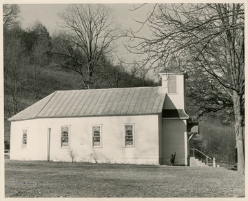 The church in Flat Run, several miles North of Mannington, W. Va., was organized in 1854.