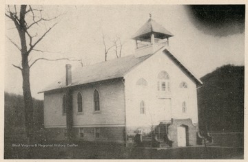 The church was organized in 1853.  A new building was dedicated in 1914.