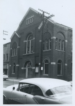 The church was established in 1849 in the industrial part of town once known as Ritchietown. There were no paved streets or walks and kerosene lamps were used for lighting. The church was 14 years old when West Virginia became a state. 