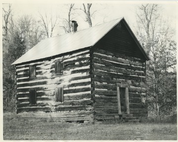 The church was built of logs in 1835.