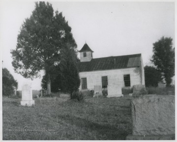 The church was established in 1845 and sits about five miles below Winfield, W. Va. at Fraziers Bottom. The church was originally built for community use, allowing services in all orthodox denominations including Baptist, Episcopal, Methodist, and Presbyterian. In 1870, it became officially Methodist, but still allowed other denominations to use it.