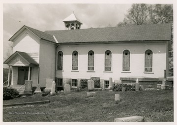 The church was organized in 1855. The first church was built in 1864, it later burned down and was rebuilt in 1869. Additions were later added to the church.