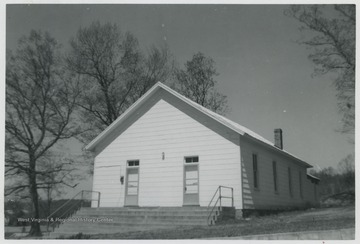 The church was organized in 1850. This building was erected in 1900 about three miles from Talcott, W. Va.